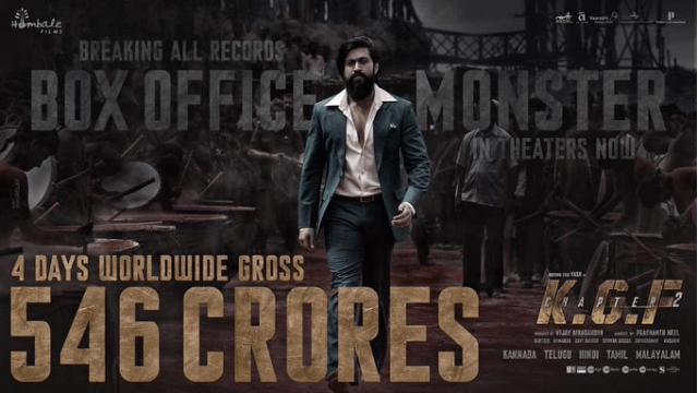 KGF 2 Gross collection Hombale Films